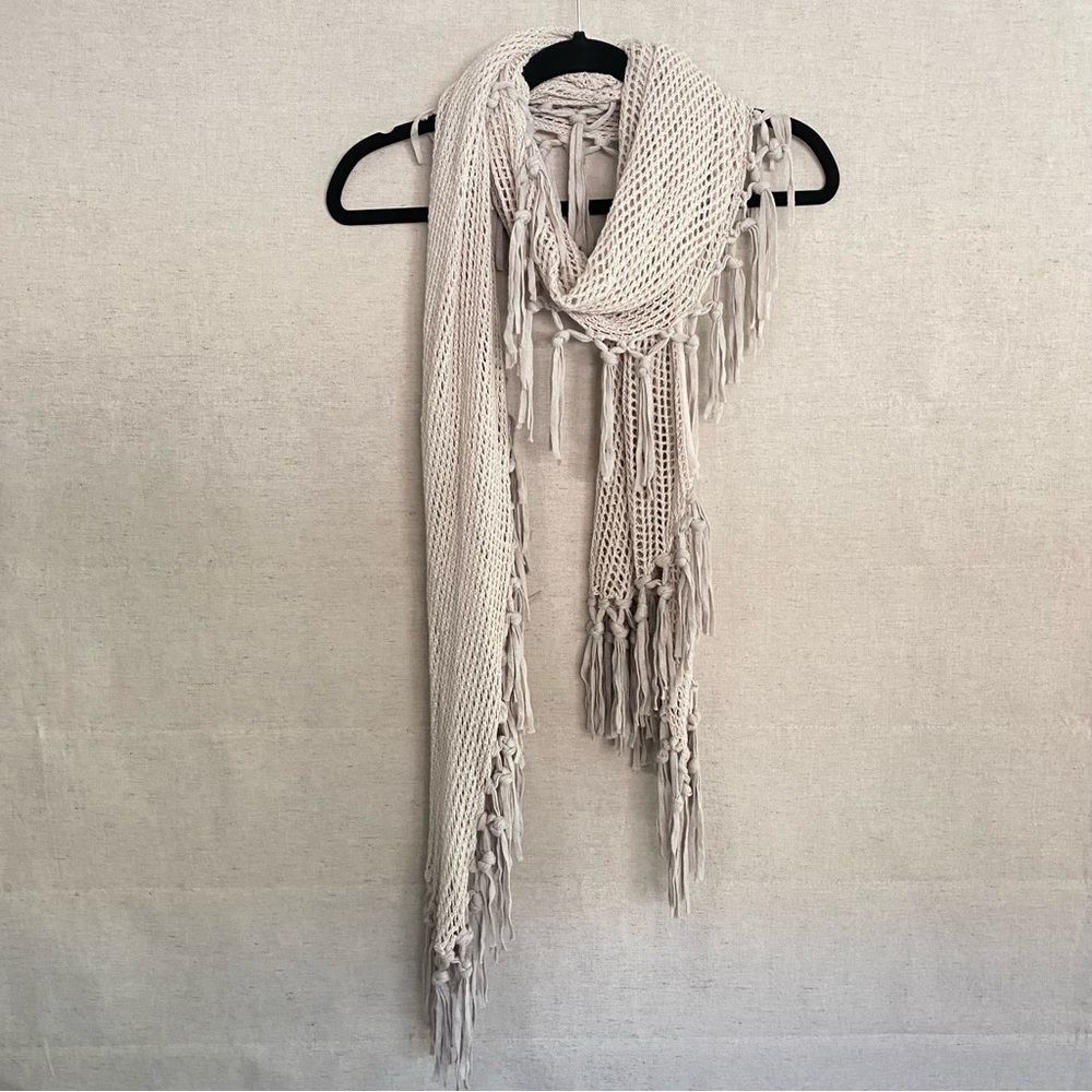 Inhabit Fishnet Weave Scarf